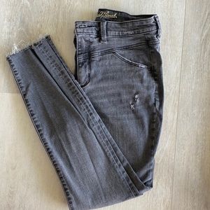 Universal Thread charcoal high rise skinny jeans